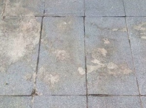 Пескоструйная обработка плитки, тротуара